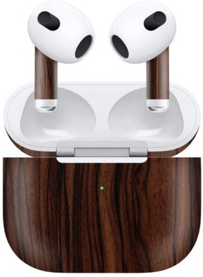 Orgic India Airpods Gen 3 Mobile Skin(Ebony Wood)