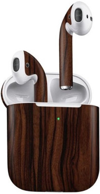Orgic India Airpods Gen 2 Mobile Skin(Ebony Wood)