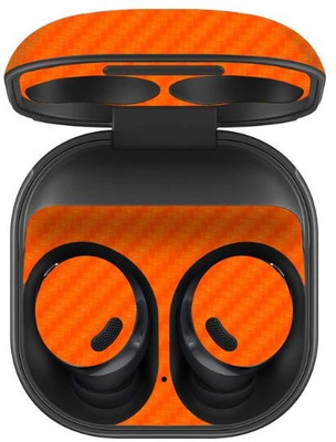 Orgic India Galaxy Buds Pro Mobile Skin(Carbon Orange)