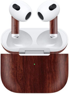 Orgic India Airpods Gen 3 Mobile Skin(Dark Wood)