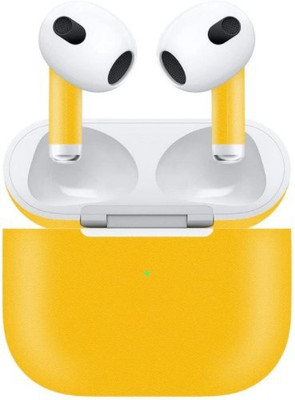 Orgic India Airpods Gen 3 Mobile Skin(Yellow)