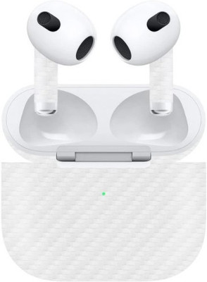 Orgic India Airpods Gen 3 Mobile Skin(Carbon White)