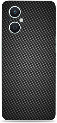 WRAPUP Oppo f21 pro 5g Mobile Skin(black carbon fiber)