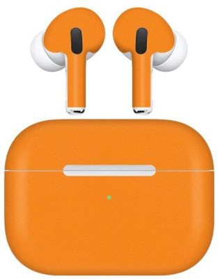 Orgic India Airpods Pro Mobile Skin(Orange)