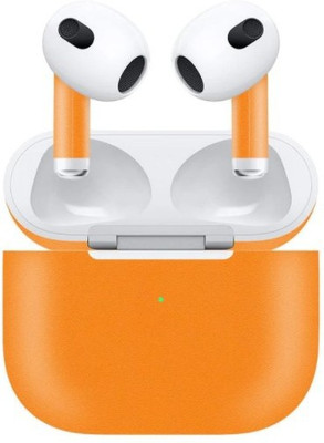 Orgic India Airpods Gen 3 Mobile Skin(Orange)