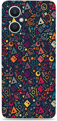 SkinoMania Oppo-F21 Pro 5g Mobile Skin(Multicolor Geometric-Shapes)
