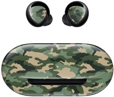 Orgic India Galaxy Buds Plus Mobile Skin(Camo Green)