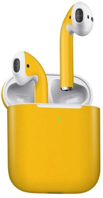 Orgic India Airpods Gen 2 Mobile Skin(Yellow)