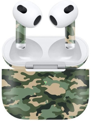 Orgic India Airpods Gen 3 Mobile Skin(Camo Green)