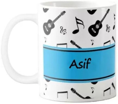 Exocticaa Musical Asif Coffee 011 Ceramic Coffee Mug(325 ml)