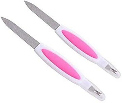 mapperz Nail File/2 in 1 Manicure Pedicure Nail File Tool Cuticle Trimmer Cutter Remover(Set of 2)