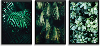 saf Digital Reprint 13.5 inch x 10.5 inch Painting(With Frame, Pack of 3)