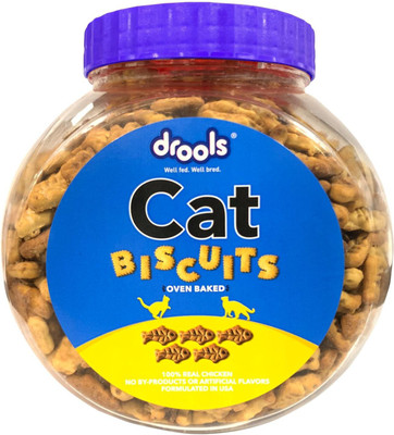 Drools Biscuits Real Chicken Cat Treat(400 g)