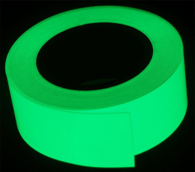 tuf-kote® PNGT50 50 mm x 3 m Glow in the Dark Luminous/Photoluminescent Emergency Self-adhesive Tape Reflective Tape(Pack of 1)