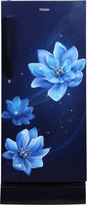 Haier 195 L Direct Cool Single Door 5 Star Refrigerator with Base Drawer  (Marine Peony, HED-20FMM)
