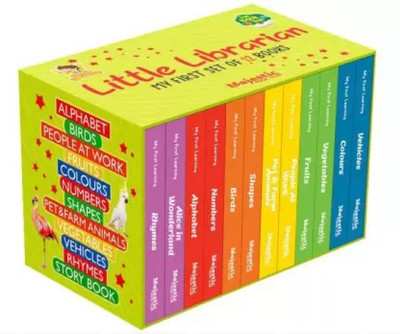 My First Library Box Set Of 10 Board Books For Kids | Complete Learning Library Kids Book Of Alphabet, Numbers, Colours, Fruits And More For Children Gift Set - My First Library: Boxset Of 10 Board Books For Kids(Hardcover, Unknown) My First Library Box Set Of 10 Board Books For Kids | Complete Learning Library Kids Book Of Alphabet, Numbers, Colours, Fruits And More For Children Gift Set - My First Library: Boxset Of 10 Board Books For Kids(Hardcover, Unknown)