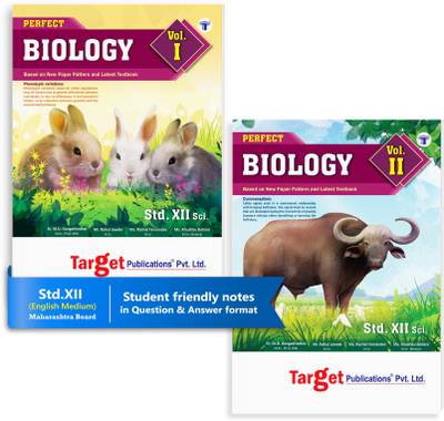 Std 12 Biology 1 And 2 Books | Science | Perfect Notes | HSC Maharashtra State Board | Based On The Std 12th New Syllabus Of 2020 - 2021 | Set Of 2 Books  (Paperback, Content Team at Target Publications)