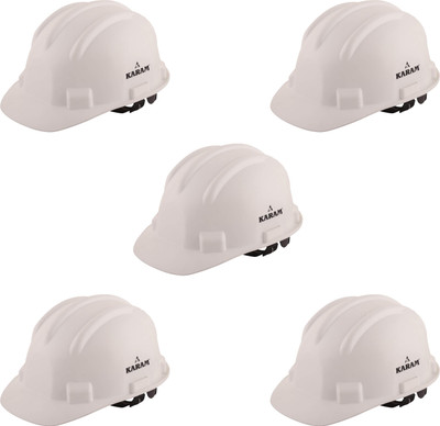 Karam PN521-White PN521 Safety Helmet Construction Helmet(Size - Free Size)