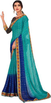 GAURIK FASHION Printed Assam Silk Pure Silk Saree(Multicolor)