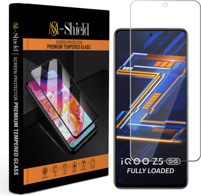 MS-Shield Edge To Edge Tempered Glass for iQOO Z5 5G(Pack of 1)