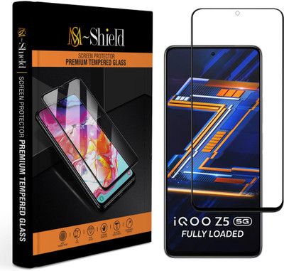 MS-Shield Edge To Edge Tempered Glass for iQOO Z5(Pack of 1)