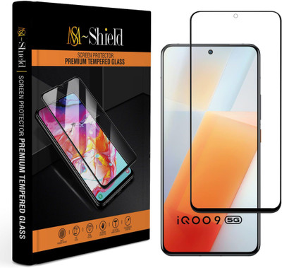 MS-Shield Edge To Edge Tempered Glass for iQOO 9 5G(Pack of 1)