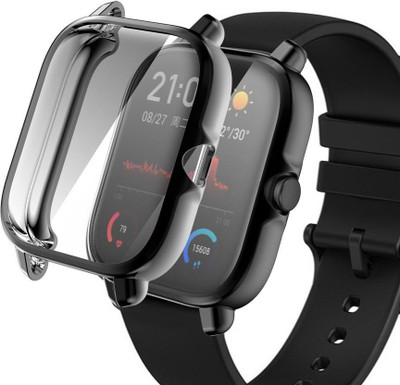 VOLMERE Screen Guard for Amazfit GTS 3 Smartwatch Men Women Watch Case Soft TPU Shockproof Bumper Cover Screen Protector Case(Pack of 1)