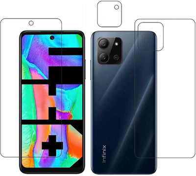 DOWRVIN Front and Back Tempered Glass for INFINIX HOT 11 ( 2022 )(Pack of 2)