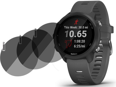 XAZE Screen Guard for Garmin Forerunner 245 SMATRWATCH(Pack of 3)