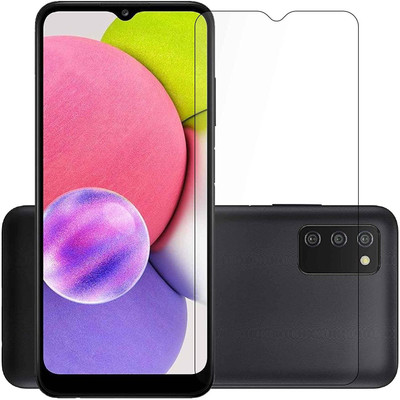 AGRSHI Tempered Glass Guard for Samsung Galaxy A03s(Pack of 1)