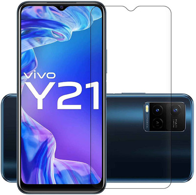 AGRSHI Tempered Glass Guard for Vivo Y21(Pack of 1)