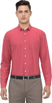 PETER ENGLAND Men Solid Formal Red Shirt