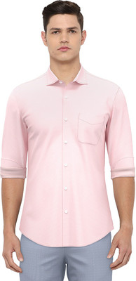 PETER ENGLAND Men Solid Formal Pink Shirt