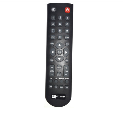 PMRK BEST IN BEST MICROMAX LED TV COMPATIBLE REMOTE MICROMAX LED TV, MICROMAX LED TV Remote Controller(Black)