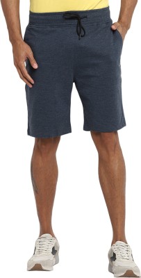 TURTLE Solid Men Dark Blue Casual Shorts