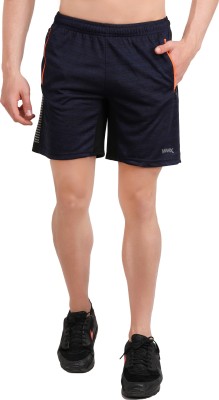 never lose Solid Men Dark Blue Regular Shorts, Night Shorts, Gym Shorts, Cycling Shorts, Running Shorts, Sports Shorts