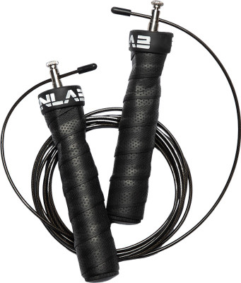 BURNLAB Anti slip Adjustable Skipping Rope Pro (Speed (Black)) Speed Skipping Rope(Length: 300 cm)