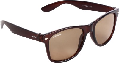 CREATURE Wayfarer Sunglasses(For Men & Women, Brown)