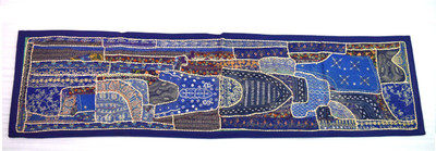 Global Art Traders Multicolor 197 cm Table Runner(Cotton)