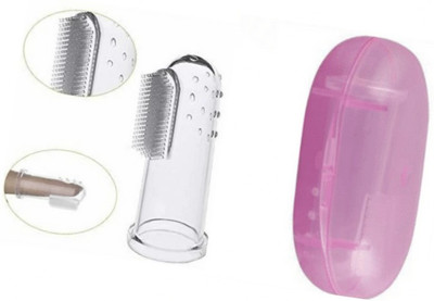 TEDRED Silicon Finger Brush for baby Toothbrush with box Ultra Soft Toothbrush