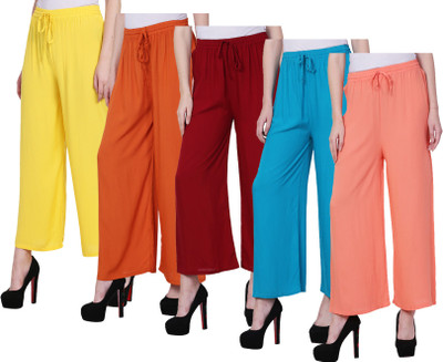 KAVYA Regular Fit Women Multicolor Trousers