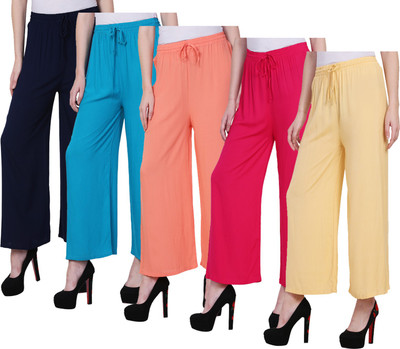 KAVYA Regular Fit Women Multicolor Trousers