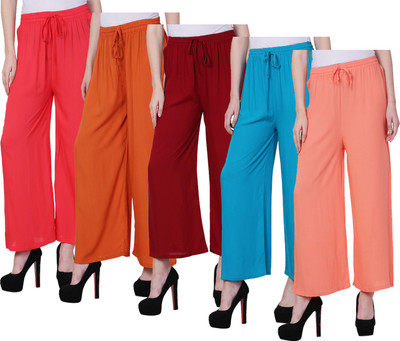 KAVYA Regular Fit Women Multicolor Trousers