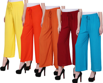 KAVYA Regular Fit Women Multicolor Trousers