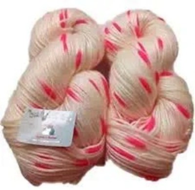 JEFFY GANGA Flite Joy Knitting Yarn Wool, Cream 300 gm
