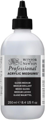 Winsor & Newton Professional Acrylic- Gloss Medium- Bottle Acrylic Medium(250 ml)