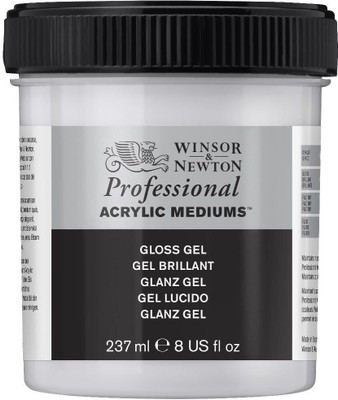 Winsor & Newton Professional Acrylic Medium- Gloss Gel- Jar Acrylic Medium(237 ml)