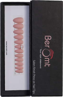 BEROMT CUTE CHARM FALSE NAILS - 34 BEIGE(Pack of 12)