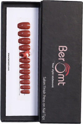 BEROMT CUTE CHARM FALSE NAILS - 20 BROWN(Pack of 12)