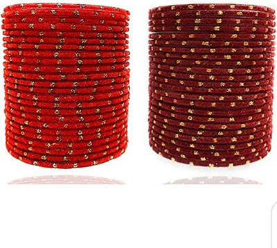 MADHAV ENTERPRISES Glass Bangle Set(Pack of 48)